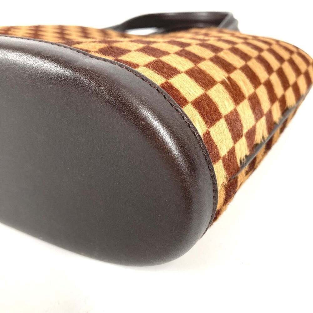 LOUIS VUITTON Brown Damier Leather Tote Bag - Picture 6 of 16